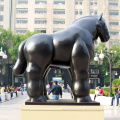 Fernando botero replica fat art statues large outdoor bronze fat horse sculpture